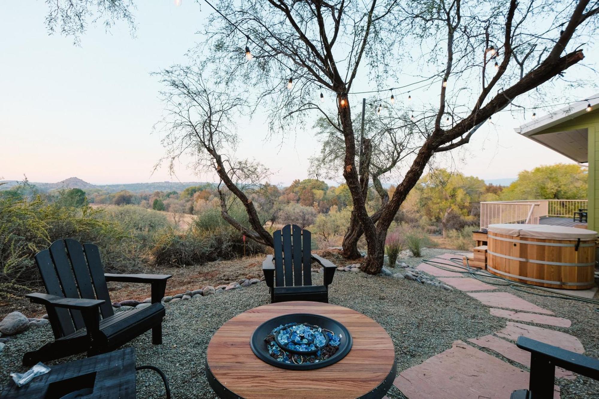 Tu'Nlii House Creekfront Hot Tub Fire Pit Villa Cornville Exterior foto